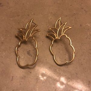 BIG pineapple earrings